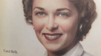 Carol Grotnes Belk remembered in the library named after her.