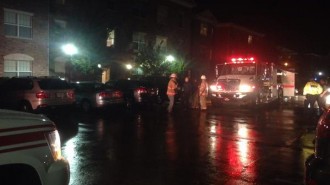 Oaks E apartment evacuated after Wednesday night lightning strike.