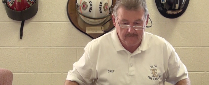 Former Elon Fire Chief Eddie King was suspended on Sept. 10 and then retired Sept. 30.