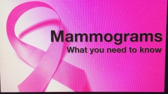 While college students might not need a mammogram they can do other things to help promote breast health.
