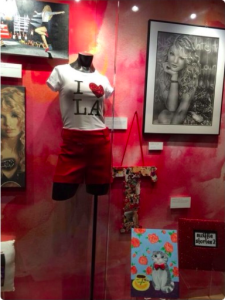 Swiftie Stories 2 on display at the Grammy Museum in LA. Photo from McKenzie Floyd.