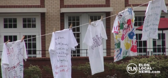 Elon students come together for Support Survivors Week in order to raise awareness for sexual assault.