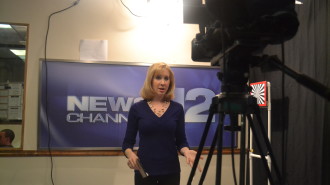 Alison Parker at a bureau station in North Carolina