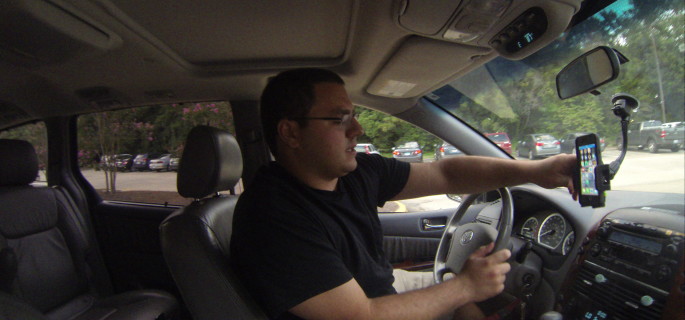 Elon senior Noah Sakin is an Uber driver. Uber is a digital car service available in more than 60 countries.