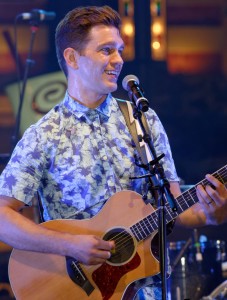 Andy Grammer performing at "The Grove" in Los Angeles
