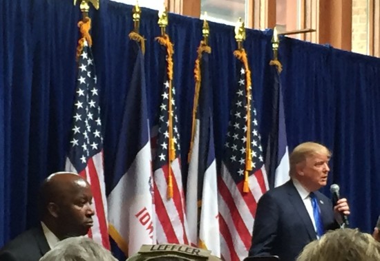 Donald Trump rally in Urbandale, Iowa