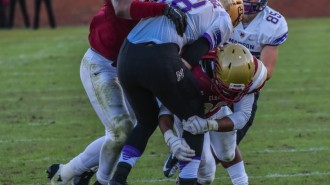 Mitchell playing for Phoenix against James Madison University 
Photo By: Jack Hartmann