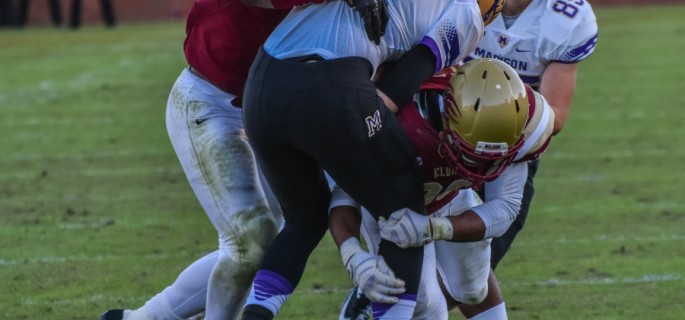Mitchell playing for Phoenix against James Madison University
Photo By: Jack Hartmann